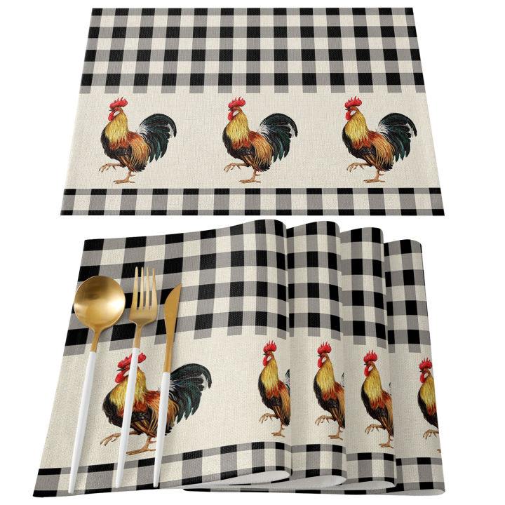 Party%20decoration,%20cotton%20sub%20farm%20rooster%20black%20and%20white%20plaid%20tablecloth,%20christmas%20dinner%20tablecloth,%20wedding%20linen%20tablecloth%20-%20Image%203