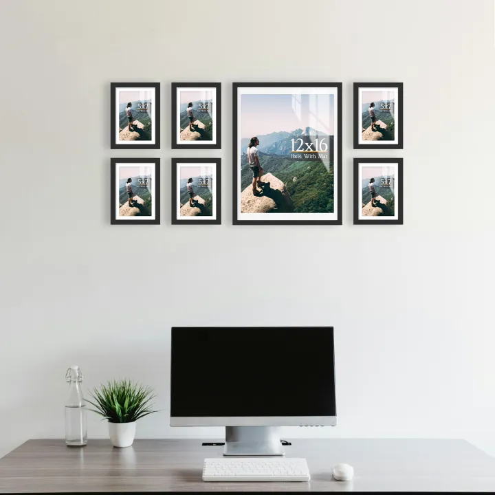 1pc%20Matte%20Black%20Wall%20Gallery%20Picture%20Frame,%20Available%20In%20Single%20Size%2012x16/11x14/8x10/5x7/4x6%20Inch%20,%20Wall%20Hanging%20Photo%20Frame%20-%20Image%206