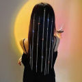Girls Strand Crystal Extension Gift Women For Ponytails Bling Clips Accessories Decorative Chains Rhinestone Hair. 