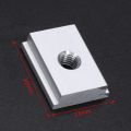 TWEXQNY-5Pcs M8 T-Track Slider Sliding Nut Aluminum Alloy T Slot Nut For Woodworking Tool Jigs Screw Slot Fastener.