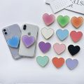 Glossy Color Phnom Penh Love Heart Foldable Grip Tok Elastic Phone Holder Support Finger Ring Talk Socket Universal. 