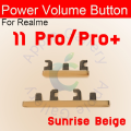 Compatible with Realme 11 Pro (RMX3771) / Pro Plus (RMX3740, RMX3741) External Side Buttons Power On Off + Volume Control Button Outside Side Keys.