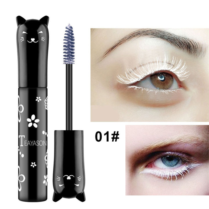 5%20Colors%20Mascara%20Eyelashes%20Curling%20Extension%20Pink%20Purple%20Blue%20White%20Mascara%20Non-smudge%20Waterproof%20Fast%20Dry%20Long-lasting%20Makeup%20-%20Image%204