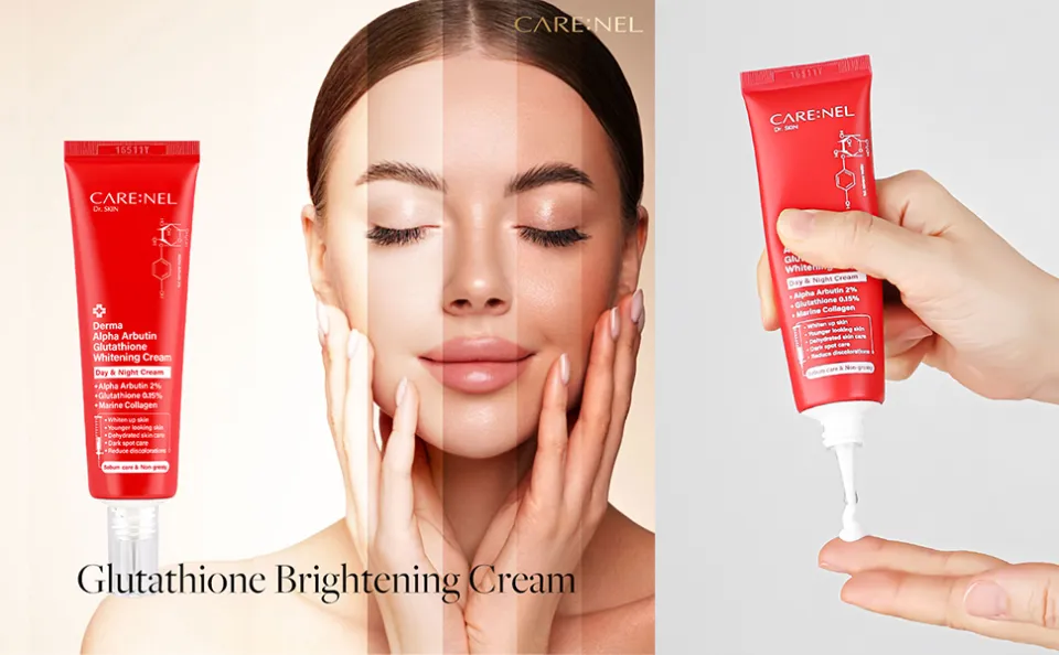 glutathione vitamin c and collagen supplements Glutathione Whitening Cream Moisturizing Korean Remover Reduce Care Dark  Spot Body Skin Lotion And Wrinkles Cream H7u0 main image 0