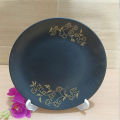 Exclusive Black beauty dinner plate  and half plate. 