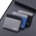 Men's Purse Short Wallet New Style Card Holder Mini Thin Wallet Card Holder Men Wallet Canvas Wallet. 