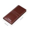 【linfang store】(NEW)Oem Long Wallet For Fashion Design High Wallets Men Long Purse Soft Pu Leather Clutch Wallet.