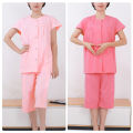 Easy to put on and take off patient gowns, fracture nursing rehabilitation gowns, easy to put on and take off vests, female shoulder mothers, short-sleeved summer.