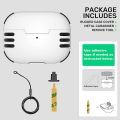 (Only Case) ARMICO With Lock Clip Cover for Airpods Pro 2nd 2023 USB-C 2022 1st Generation Case Lock Protective Cover for Air Pods Pro Case.