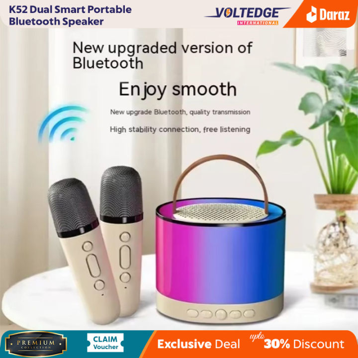 K52 Wireless Bluetooth Speaker Karaoke Speaker Multifunction with 1 or ...
