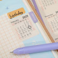 1/2 Set Calendar Index Sticker Month Stickers Tabs Planner Adults 2024 Adhesive Bookmark Date Planners. 