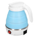 Folding Silicone Kettle Efficient Food Grade Safe Foldable Electric Kettle for Travel Camping Outdoor EU US Plug 110-220V. 