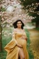 Sexy Maternity Shoot Dresses Shoulderless Pregnancy Dress Photography Maxi Maternity Gown Photo Prop Clothes For Pregnant Women.