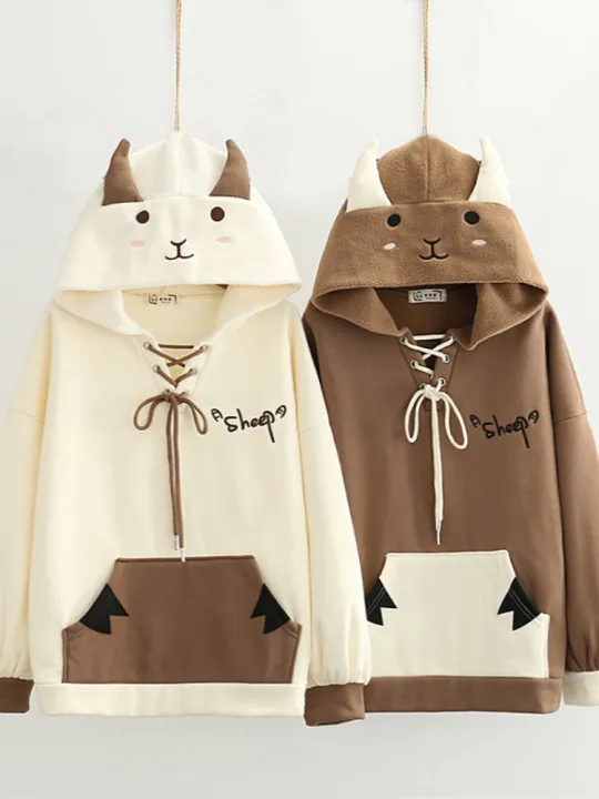 Korean%20Kawaii%20Hoodies%20Women%20Harajuku%20Bear%20Anime%20Cotton%20Fleece%20Hoodie%20Coat%20Long%20Sleeve%20Oversized%20Kpop%20Y2K%20Girls%20Winter%20Clothes%20-%20Image%204