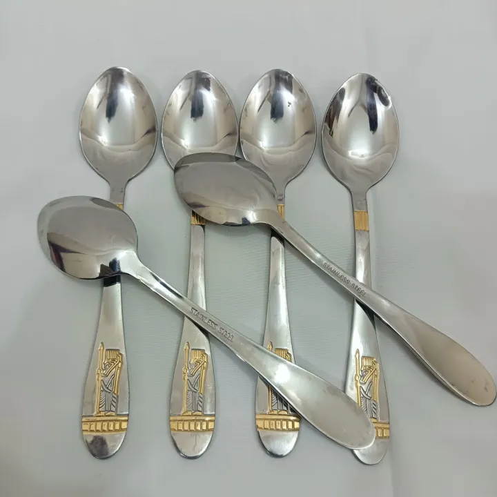 AYD%206%20pcs%20stainless%20steel%20Tea%20spoon%20golden%20color%20design%2015cm%20long%20Tea%20spoon%20-%20Image%206