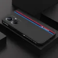 Realme 10 Pro+ 5G Fashion Racing Car Logo M Side Design Phone Case Square Edge Pattern Liquid Silicone Casing Full Cover Camera Case. 