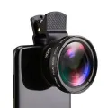 0.45x ultra-wide-angle + macro lens, mobile phone universal universal clip, high-definition wide-angle lens, SLR external camera. 