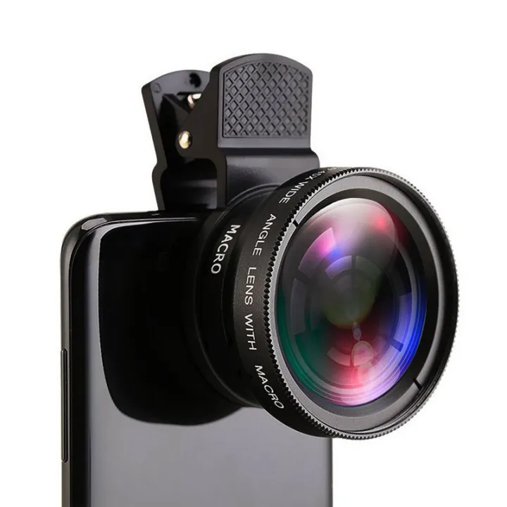 0.45x ultra-wide-angle + macro lens, mobile phone universal universal clip, high-definition wide-angle lens, SLR external camera