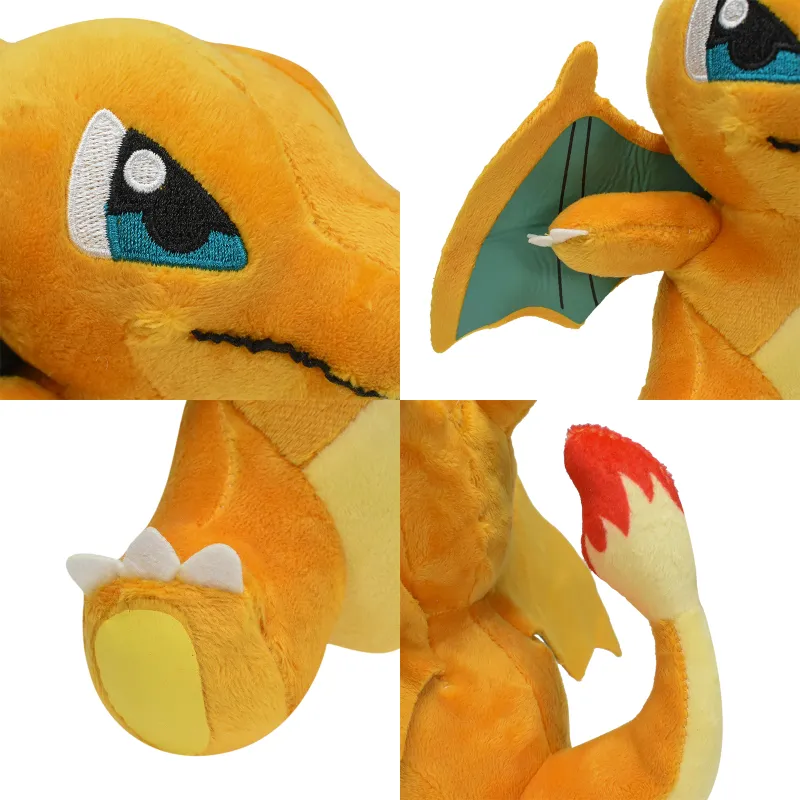Pokemon Anime Figure Mega Evolution Charizard X Y Plush Toy Kawaii