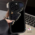 For Realme C53 Note50 C55 C33 C21 11 C35 C51 9i 7i 5s C30 C25 C20 C31 C12 C17 C15 C11 C21Y C20A 8i 5i 6i C25Y Narzo N53 50 Golden Wave Beach Scenery Art Couples Soft Case. 