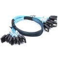 8 SATA To 8 SATA Cable 8 Pcs Sata 3.0 To Sata 3.0 Cabl SAS 7Pin 6Gbps Data Cable for Hard Disk SSD Optical Drive Server Host.