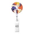 Abs Badge Reel Secure 3.2*8.5cm Id Holder Badge Scroll for Office Use Nurse Badge Teachers Trade Shows Conferences.