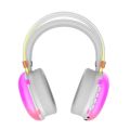 PG580 Bluetooth Headset Wireless Headset Long Standby Endurance RGB Luminous Card FM Bluetooth Headset. 
