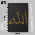 Notebook Islamic Calligraphy Design Journal Writing Pad K1 K5 A5. 