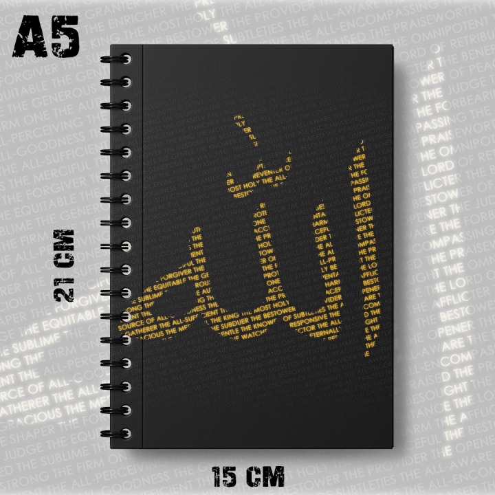 Notebook Islamic Calligraphy Design Journal Writing Pad K1 K5 A5