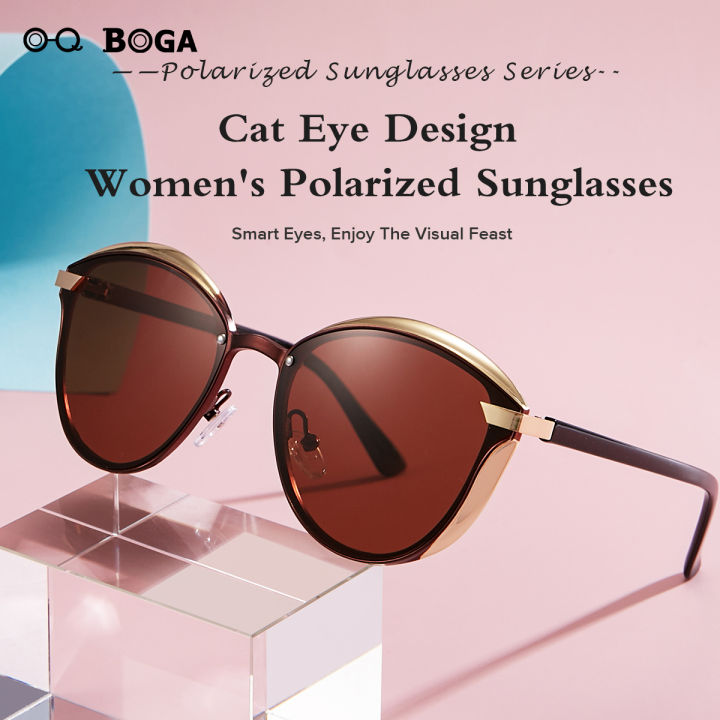 OQ%20BOGA%206%20Styles%20Fashion%20Unisex%20Retro%20Cat%20Eye%20Frame%20Polarized%20Sunglasses%20Women%20Men%20Eye%20Protection%20Metal%20Full%20Rim%20Anti-UV%20Sun%20Glasses%20UV400%20-%20Image%202