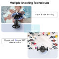 DoomHot Auto Face Tracking Tripod 360°Rotating Follow-up Camera No App Required Smart Camera Smart Object Tracking Holder Phone Camera Mount for Photo V-log Live Video Record.