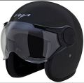 Vega Jet Falf Face Bike Helmet Black. 