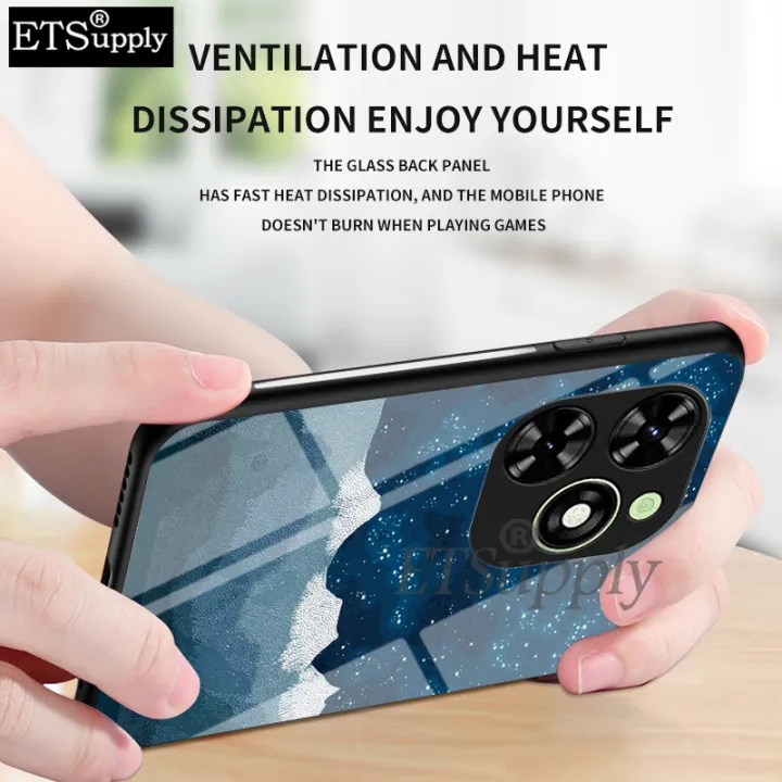 Phone%20case%20Tecno%20Spark%20Go%202024%20Couple%20Starry%20Moon%20MiMirrorGlass%20Protector%20Meteor%20Start%20Back%20cover%20Tecno%20Spark%20Go%202024%20case%20-%20Image%202