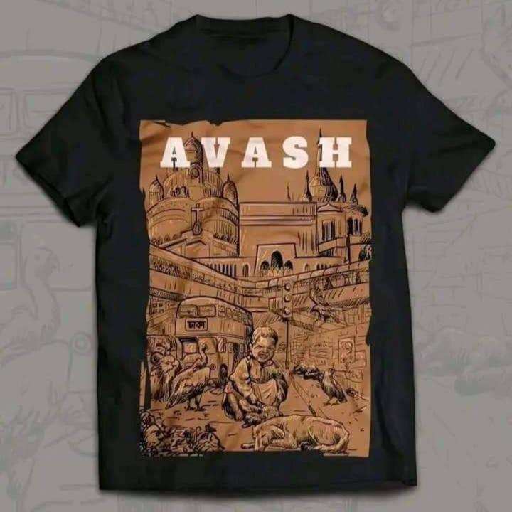 Mens Cotton avash  T-shirt one