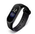 Waterproof touch m4 screen sports watch - Black.