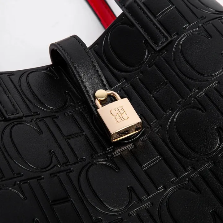 CHHC%20Leather%20Texture%20Relief%20Pattern%20Bucket%20Bag%20New%20Casual%20Women%20Luxury%20Designer%20Purse%20Handbag%20Fashion%20Women's%20Shoulder%20Bag%20-%20Image%204
