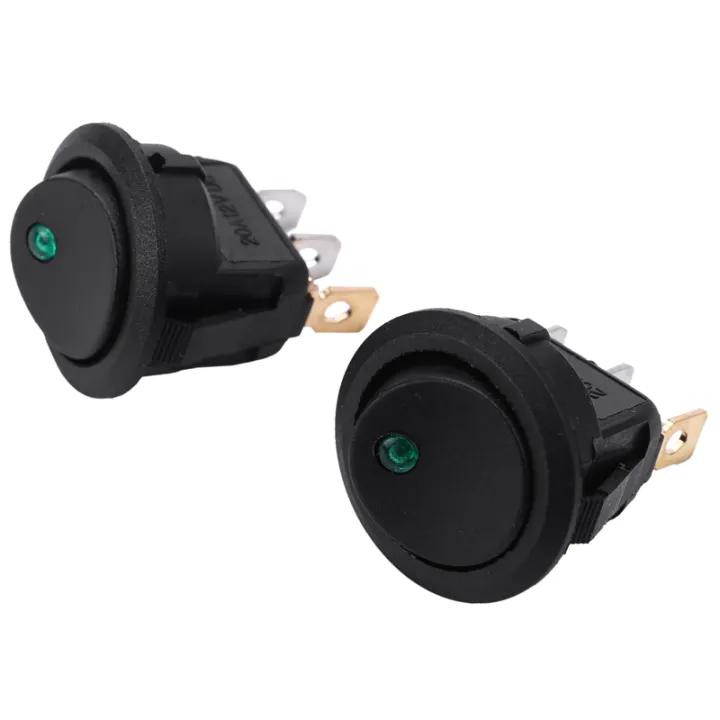32PCS%20LED%20Dot%20Light%2012V%20Car%20Auto%20Boat%20Round%20Rocker%20ON/OFF%20TOGGLE%20SPST%20SWITCH%20-%20Image%202