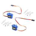 2PCS SG90 9G Micro Digital Servo Motor 180/360Degree Fixed-Wing Gear Servo Motor For RC Robot Arm Helicopter Airplane Remote. 