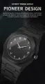 Arabic Aura Watch – Carbon Fiber Look Body with Sleek & Modern Design. 