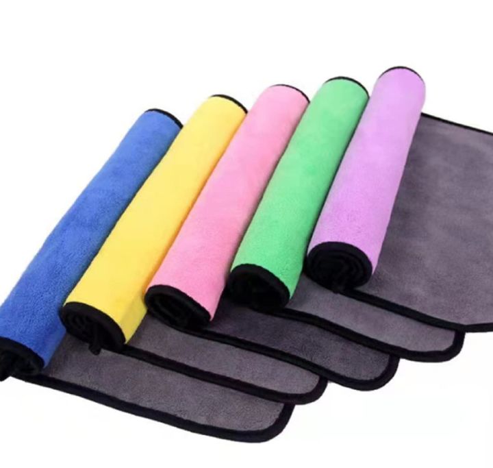 Double Layered Microfiber Cloth Floor Kitchen Gym Bedroom Car Cleaning Window Housekeeping