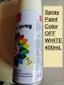 OFF WHITE Color 400mL Spray Paint Multipurpose Spray Paint Off White Color Uses Metal Wood Plastics Motor Cycles Bi-Cycle Furniture. 