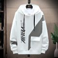 Men Hoodie Casual Spring Street Hoodie Sweatshirt Men Harajuku Pullover Letter Japanese Men Pocket Crew Neck. 