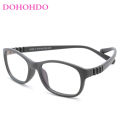 Square Kids Blue Light Glasses Fashion Silicone Flexible Optical Eyeglasses Frame Children 2023 Boy Girl Glasses With Rope UV400. 