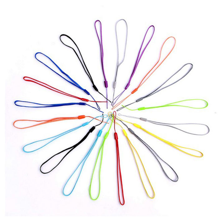 10pcs Nylon Hand Wrist Phone Lanyard Strap For Camera USB Flash Drive Key Holder