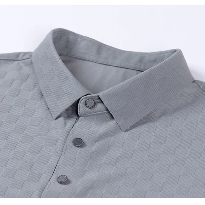 MLSHP%20Summer%20Men's%20Polo%20Shirts%20Luxury%20Short%20Sleeve%20Solid%20Color%20Man%20T-shirts%20High%20Quality%20Business%20Casual%20Slim%20Man%20Tees%203XL%20-%20Image%205