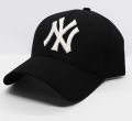 2 Pcs Gorgeous Black and White NY Curved Cap for Boys. 