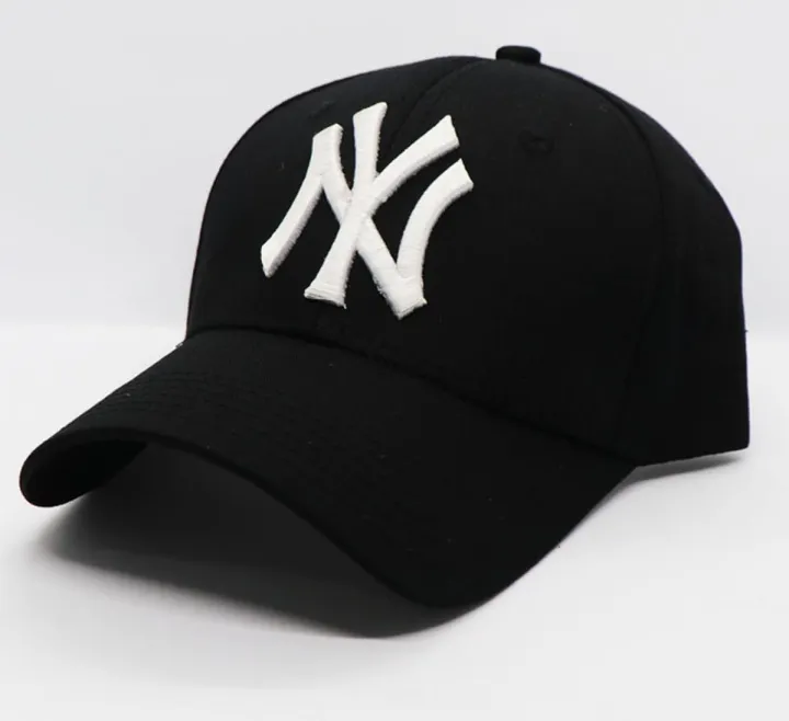 2%20Pcs%20Gorgeous%20Black%20and%20White%20NY%20Curved%20Cap%20for%20Boys%20-%20Image%202