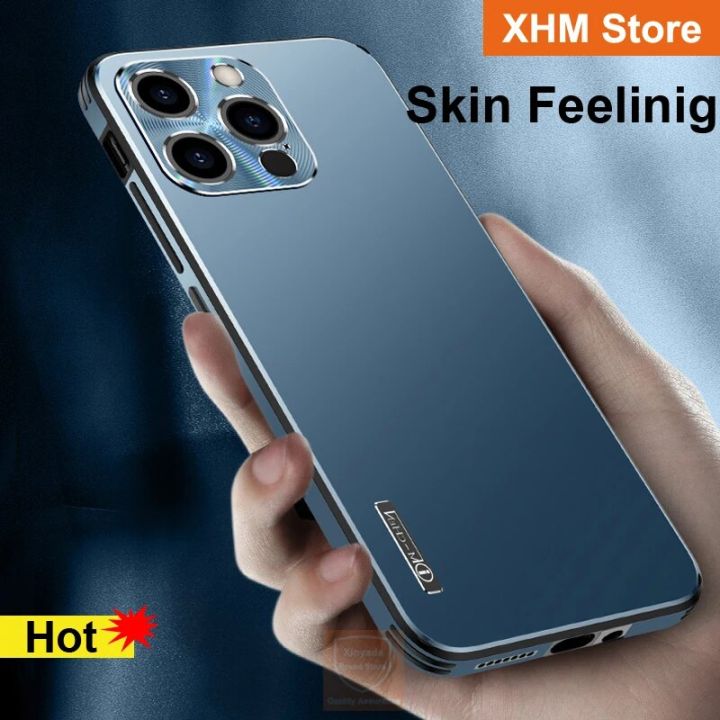 For iPhone 14 13 Pro Max Plus Case Skin Feeling Brand Matte Phone Case For iPhone 14 Pro Max 13 12 Cover Bumper Shell