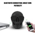 Portable Mini Skull Head Speaker Wireless Bluetooth Stereo Speaker HD Bass Speaker.