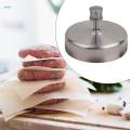 Hamburger Patty Maker Round Shape Burger Press Burger Smasher Non Stick for BBQ Homemade L. 